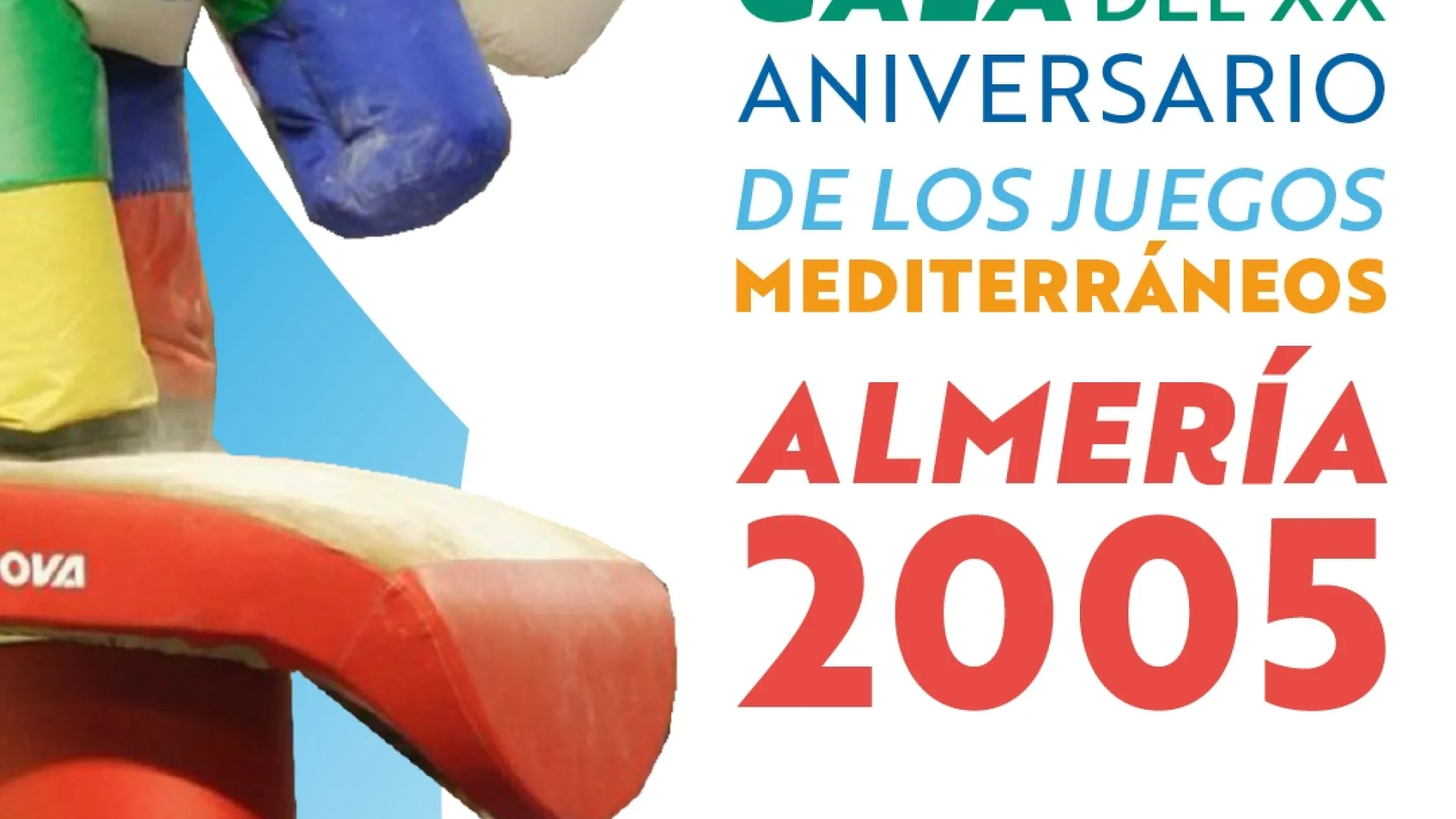 Cartel Gala XX Aniversario Juegos del Mediterráneo